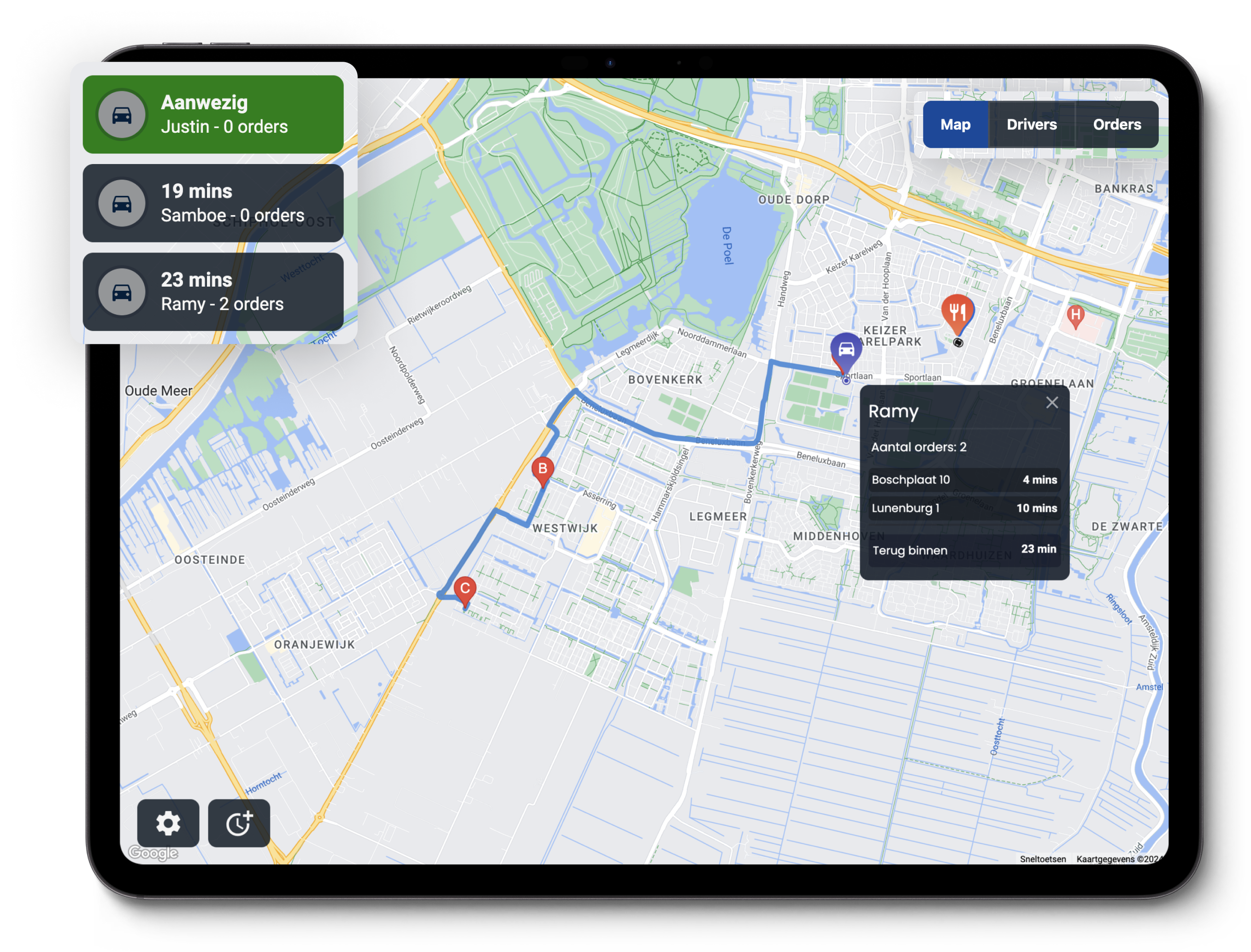 Foodtrac Tracer Map
